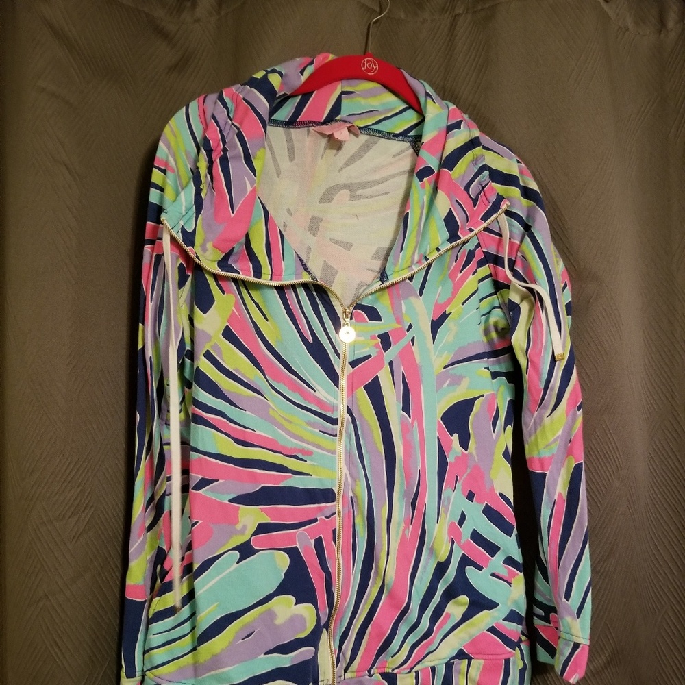 Lilly Pulitzer Angela zipup size S